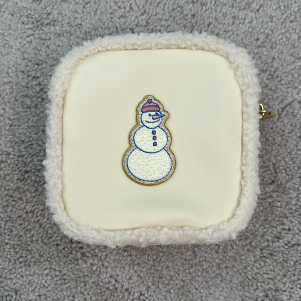 Stoney Clover Lane Sherpa lined mini pouch